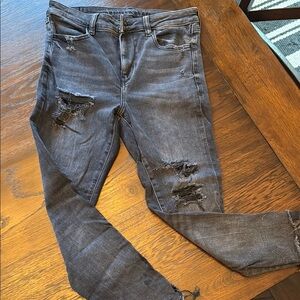 American Eagle Outfitters Gray Skinny Jeans